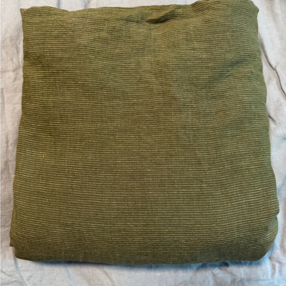 Bed Threads Olive Stripe Bedding Bundle! - Picture 3 of 8